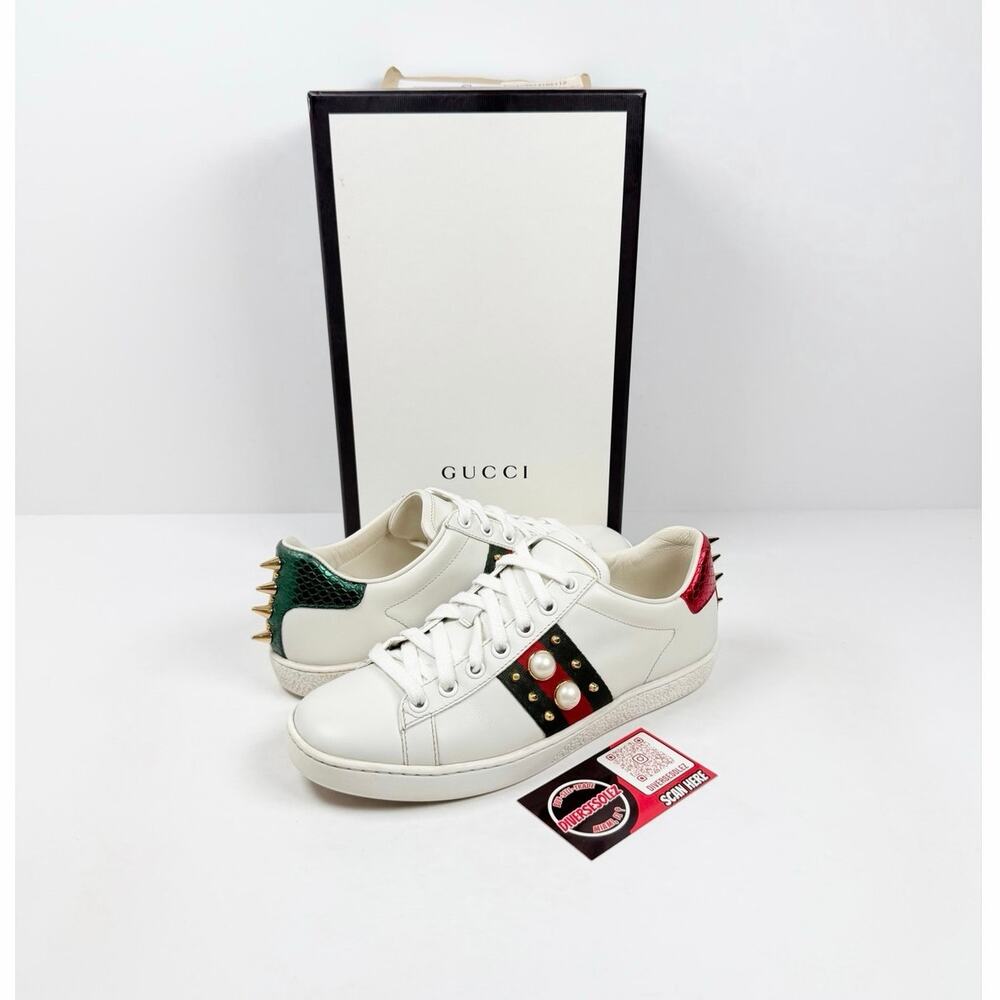 Size 36/6 - Gucci Ace Leather Low Top Womens’s